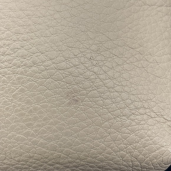 Calvin Klein Pebbled Leather Peach Chain Crossbody Purse Gold Lock Charm EUC‎ - Picture 9 of 16